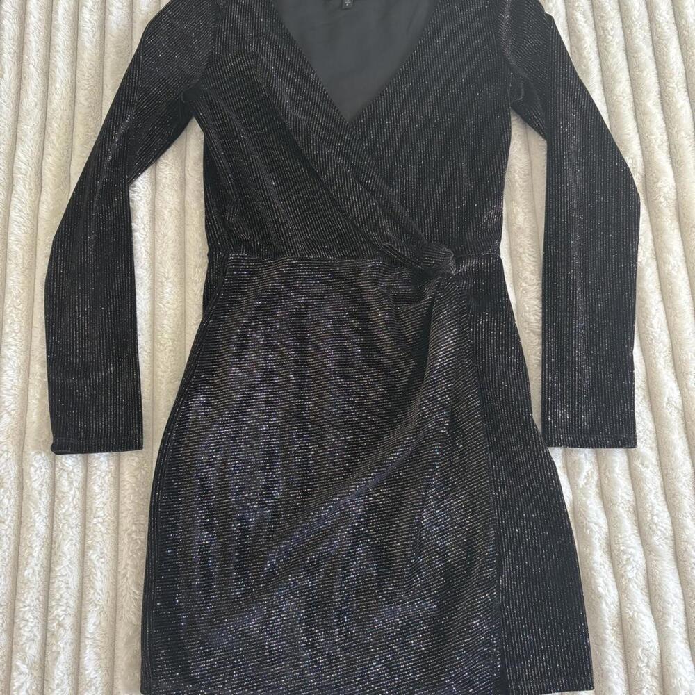 Trixxi Women's Black and Multi Dress